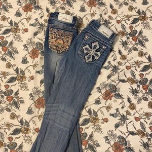 2 Pairs of Grace in LA girls jeans (size 14)